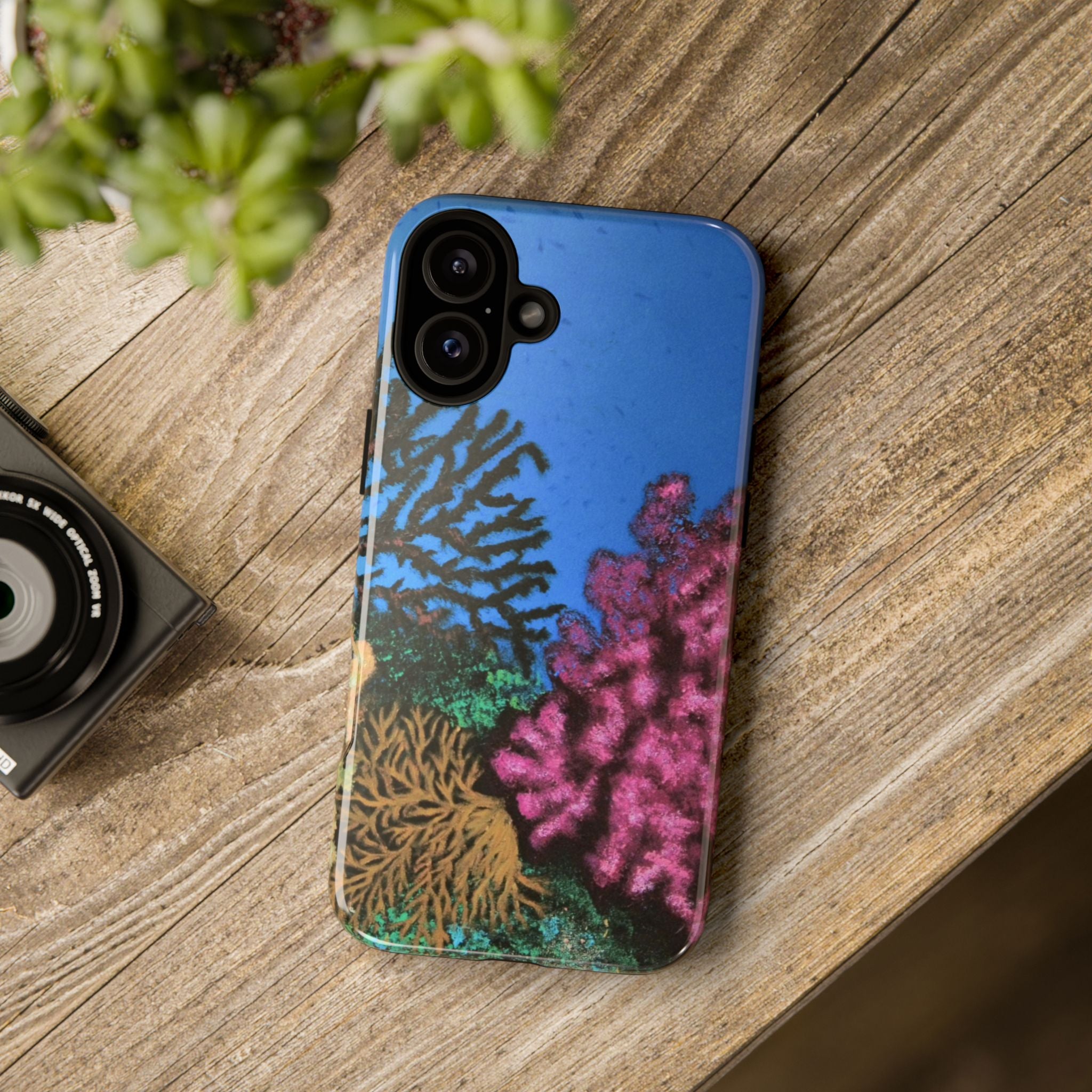 Coral Reef Tough Phone Case — Underwater Ocean Art iPhone Protector