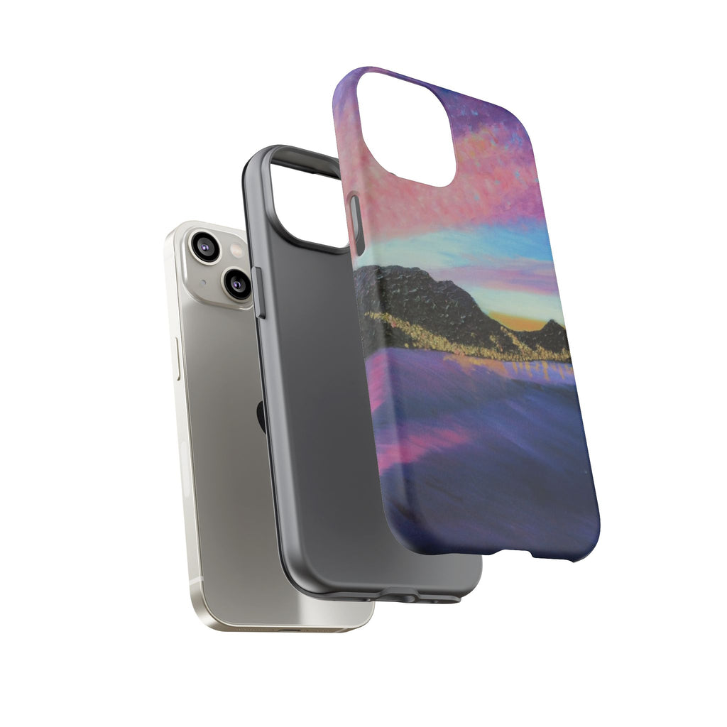 Sunset Mountain Landscape Phone Case — Colorful Sky Tough Case