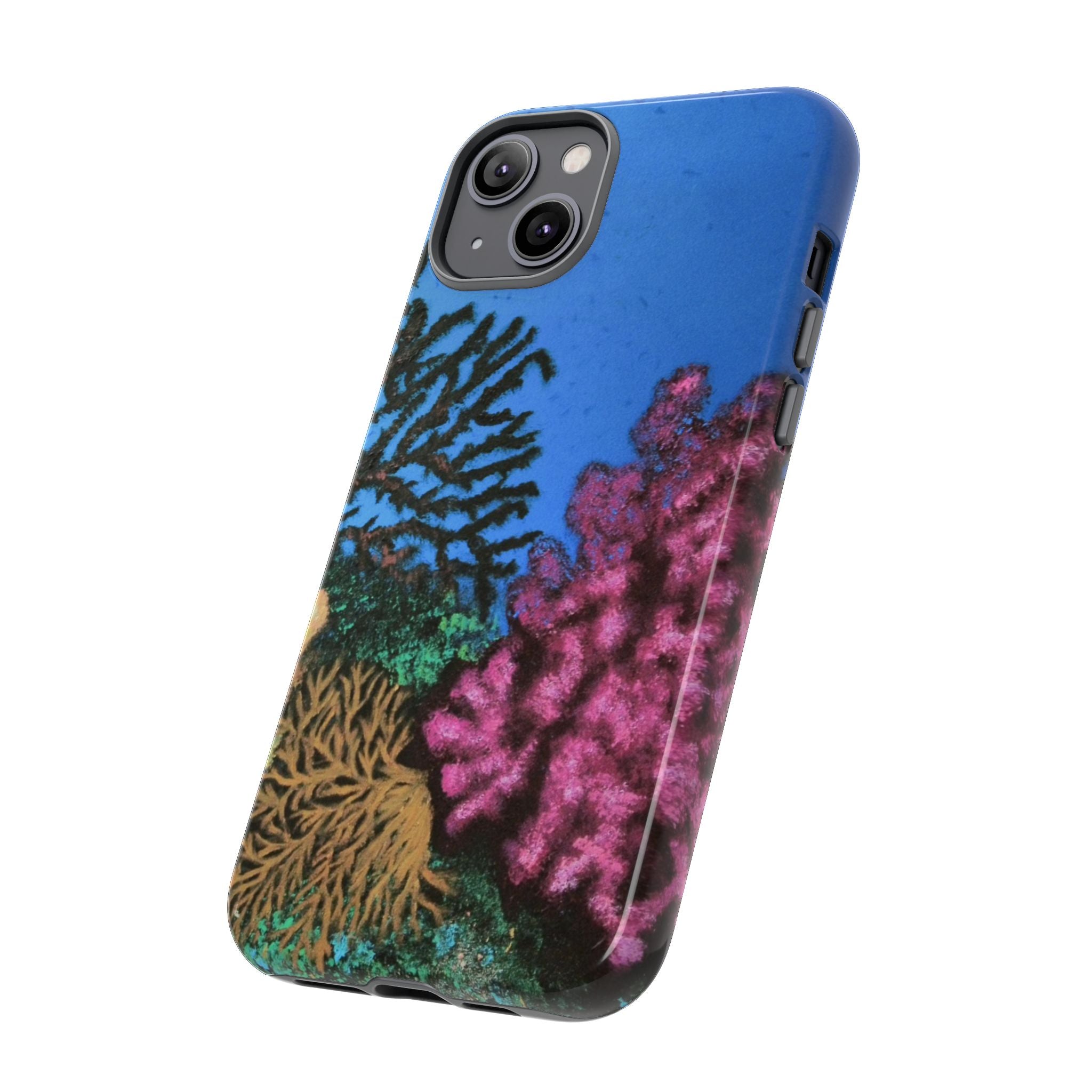 Coral Reef Tough Phone Case — Underwater Ocean Art iPhone Protector