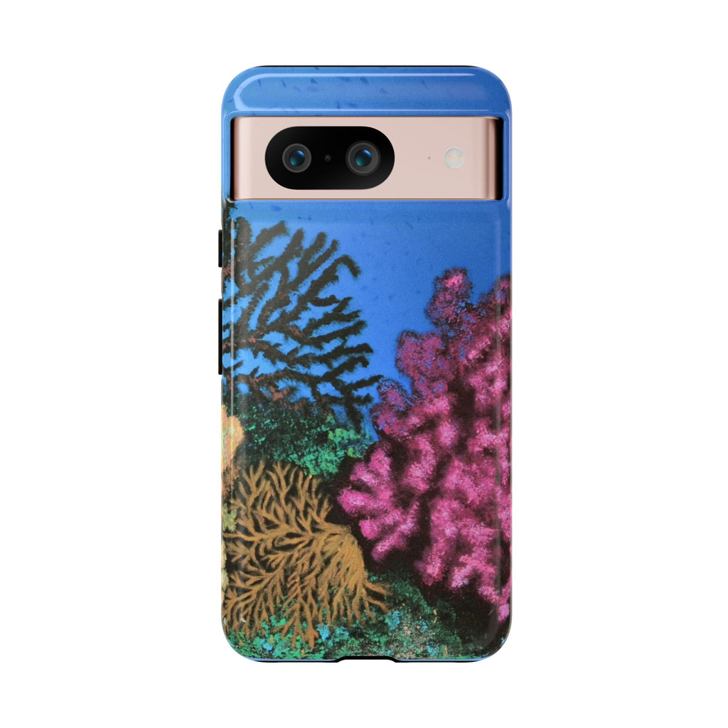 Coral Reef Tough Phone Case — Underwater Ocean Art iPhone Protector