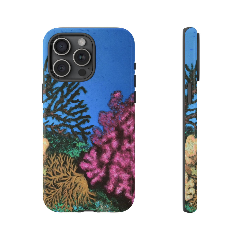 Coral Reef Tough Phone Case — Underwater Ocean Art iPhone Protector