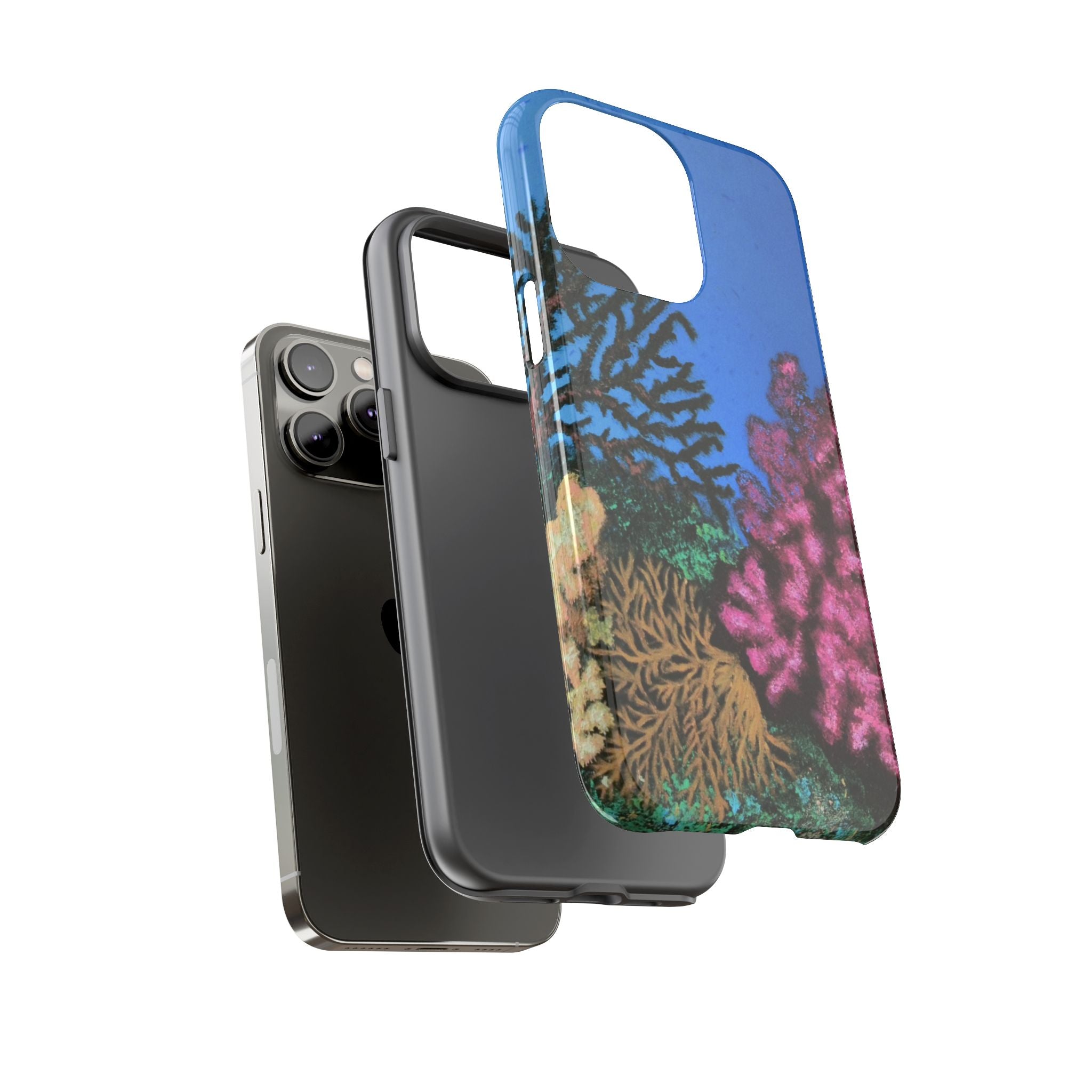Coral Reef Tough Phone Case — Underwater Ocean Art iPhone Protector