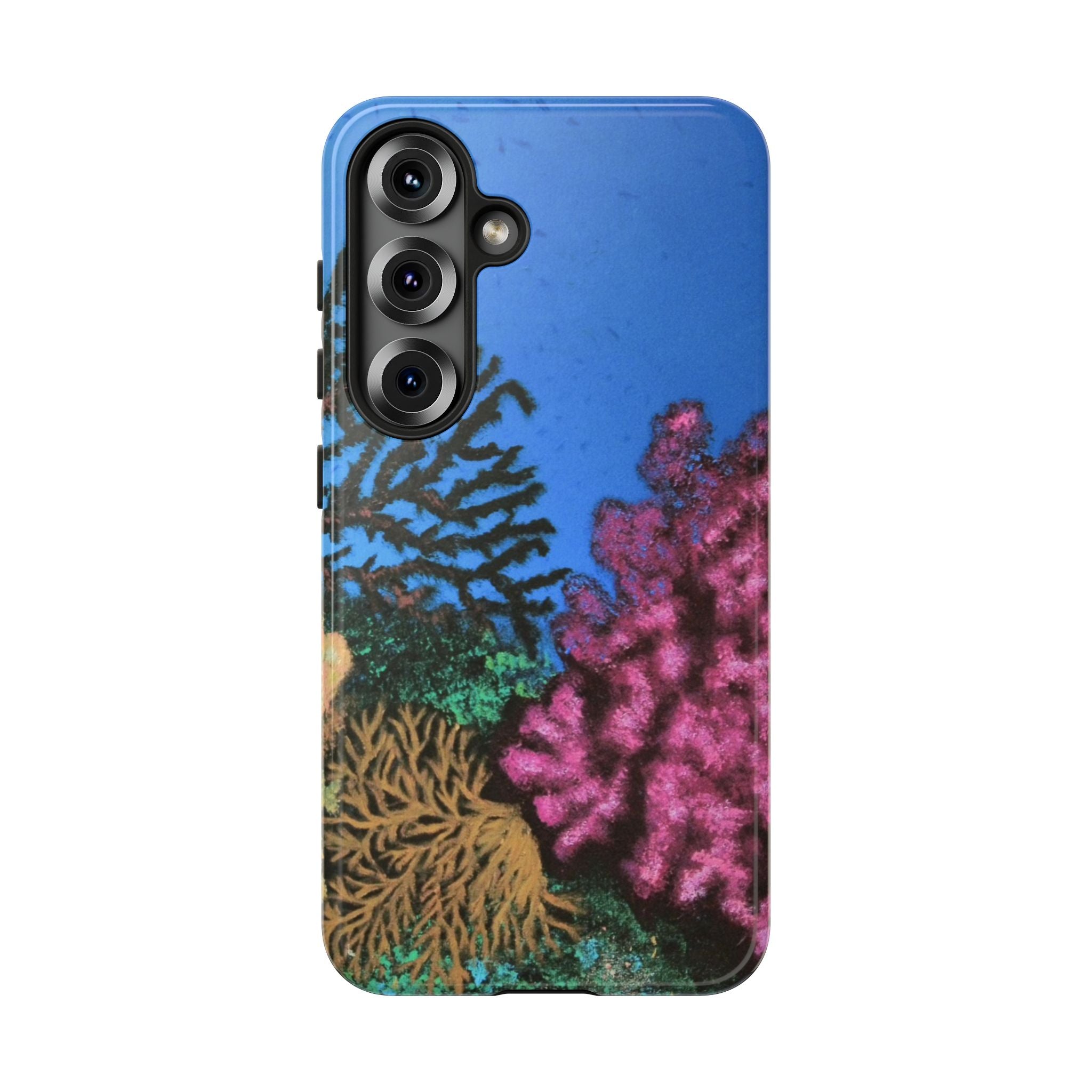Coral Reef Tough Phone Case — Underwater Ocean Art iPhone Protector