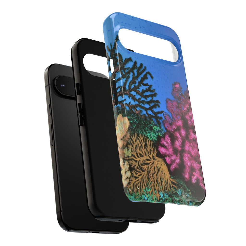 Coral Reef Tough Phone Case — Underwater Ocean Art iPhone Protector