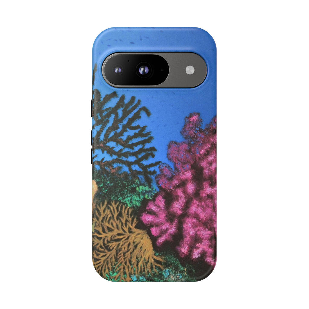 Coral Reef Tough Phone Case — Underwater Ocean Art iPhone Protector
