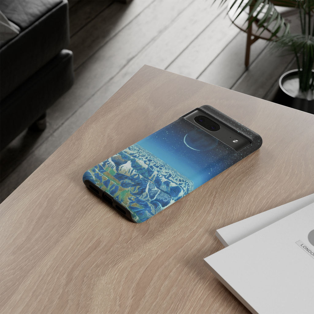 Moon- Himalayas Phone Case — Night Sky Crescent Moon Protective Tough Case