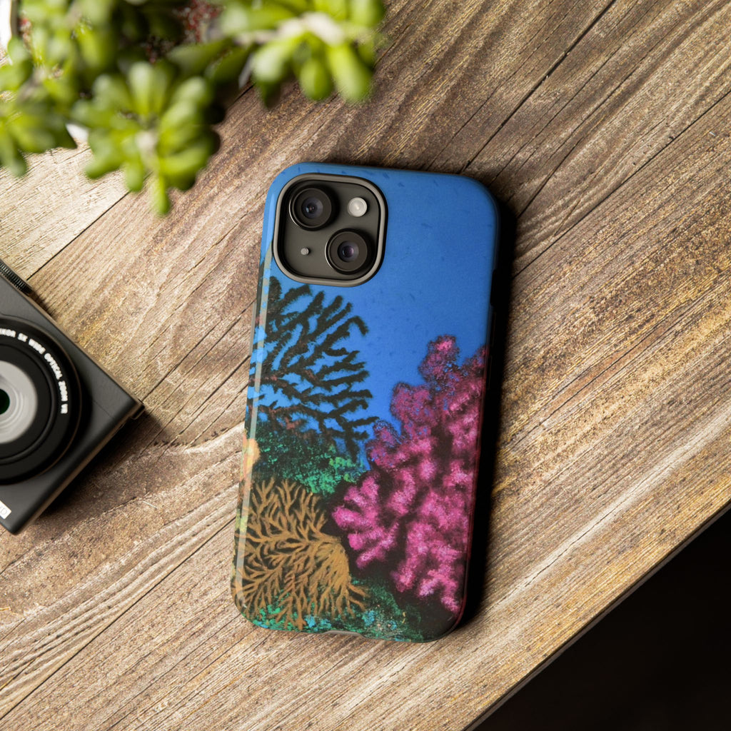 Coral Reef Tough Phone Case — Underwater Ocean Art iPhone Protector