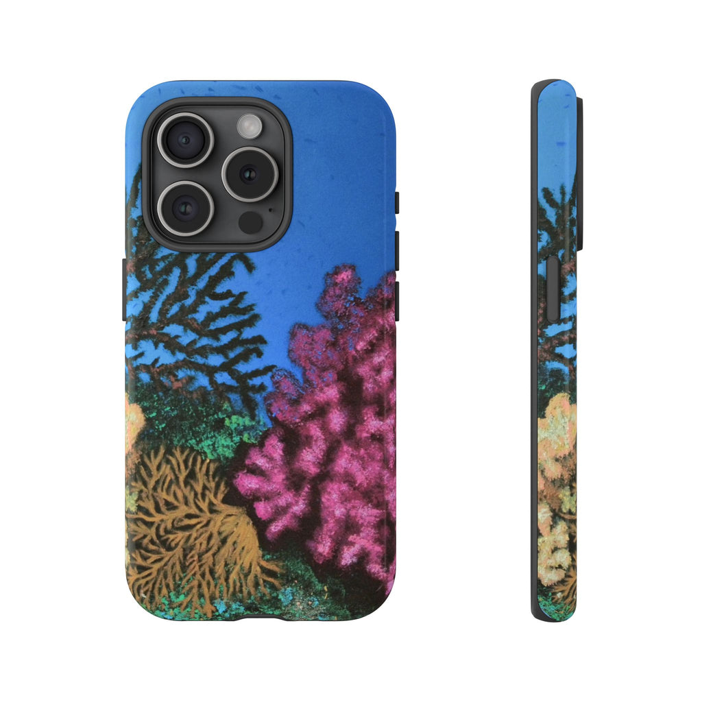 Coral Reef Tough Phone Case — Underwater Ocean Art iPhone Protector