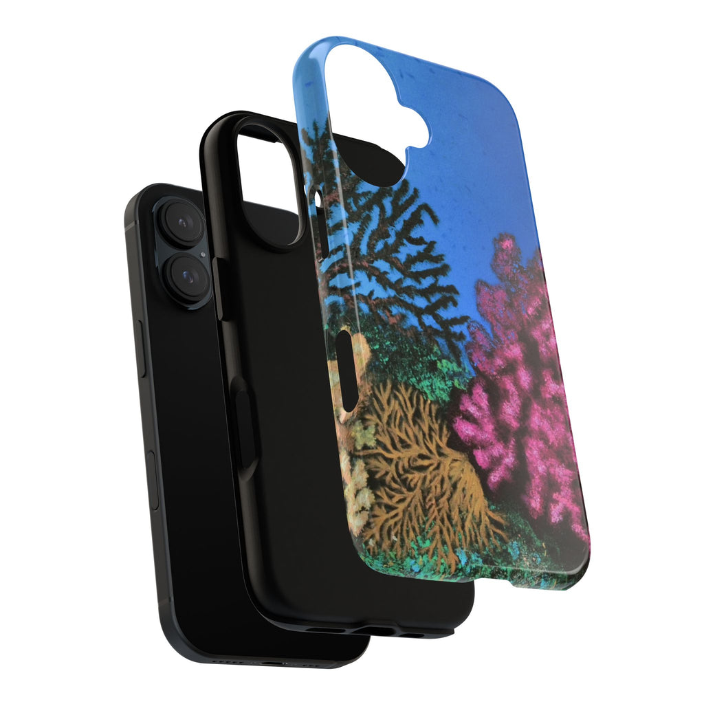Coral Reef Tough Phone Case — Underwater Ocean Art iPhone Protector