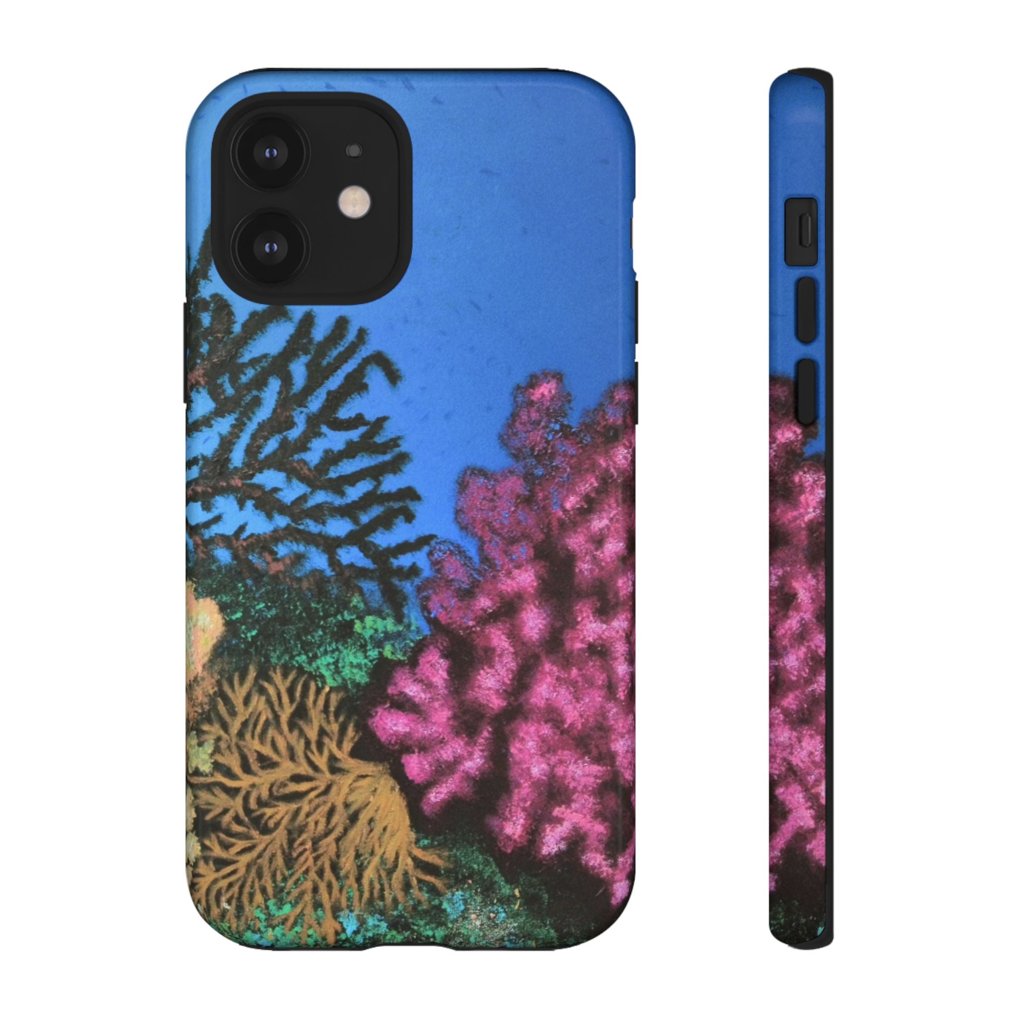 Coral Reef Tough Phone Case — Underwater Ocean Art iPhone Protector
