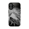 Mountain Peak Phone Case — Black & White Alpine Protective Case