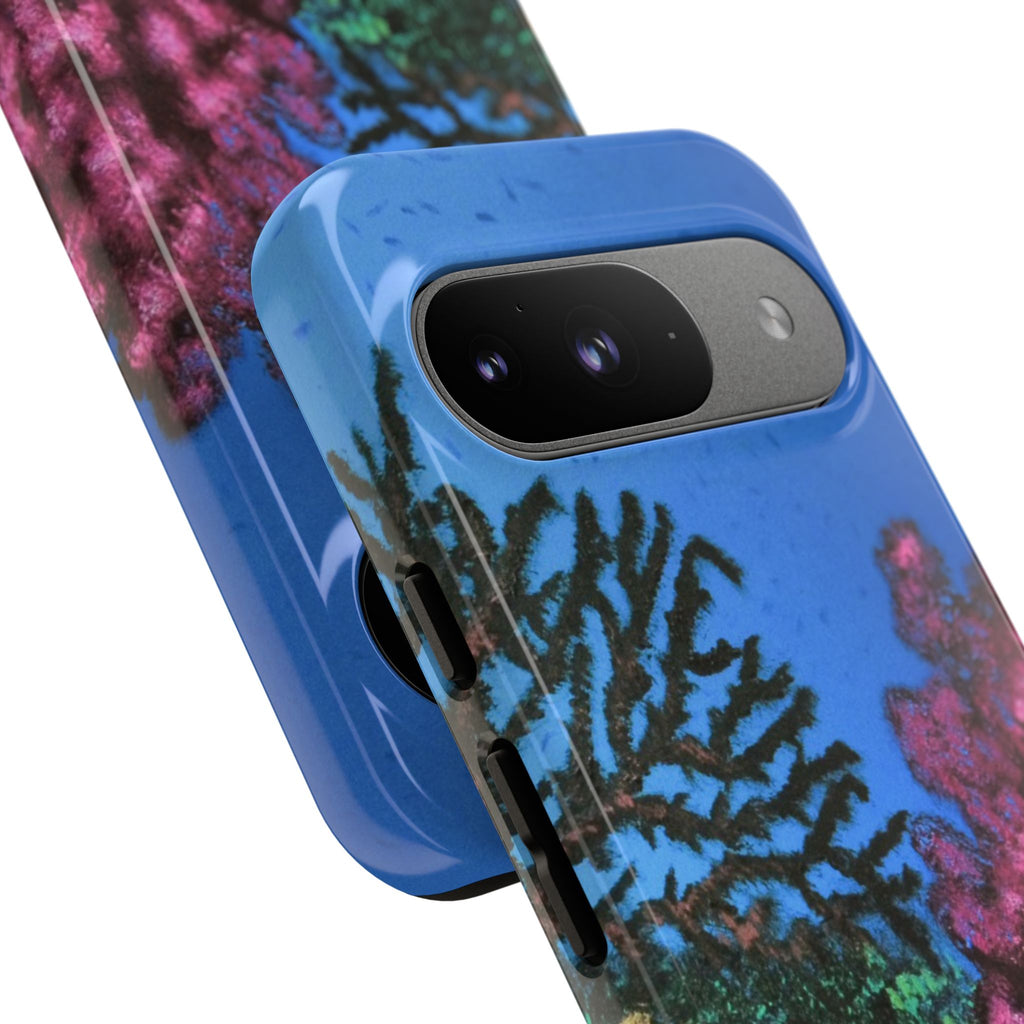 Coral Reef Tough Phone Case — Underwater Ocean Art iPhone Protector