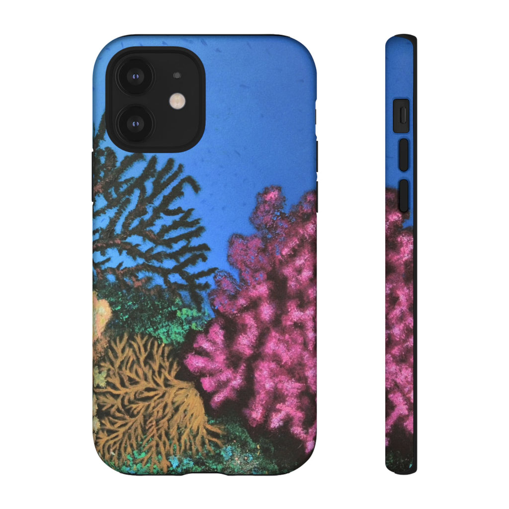 Coral Reef Tough Phone Case — Underwater Ocean Art iPhone Protector
