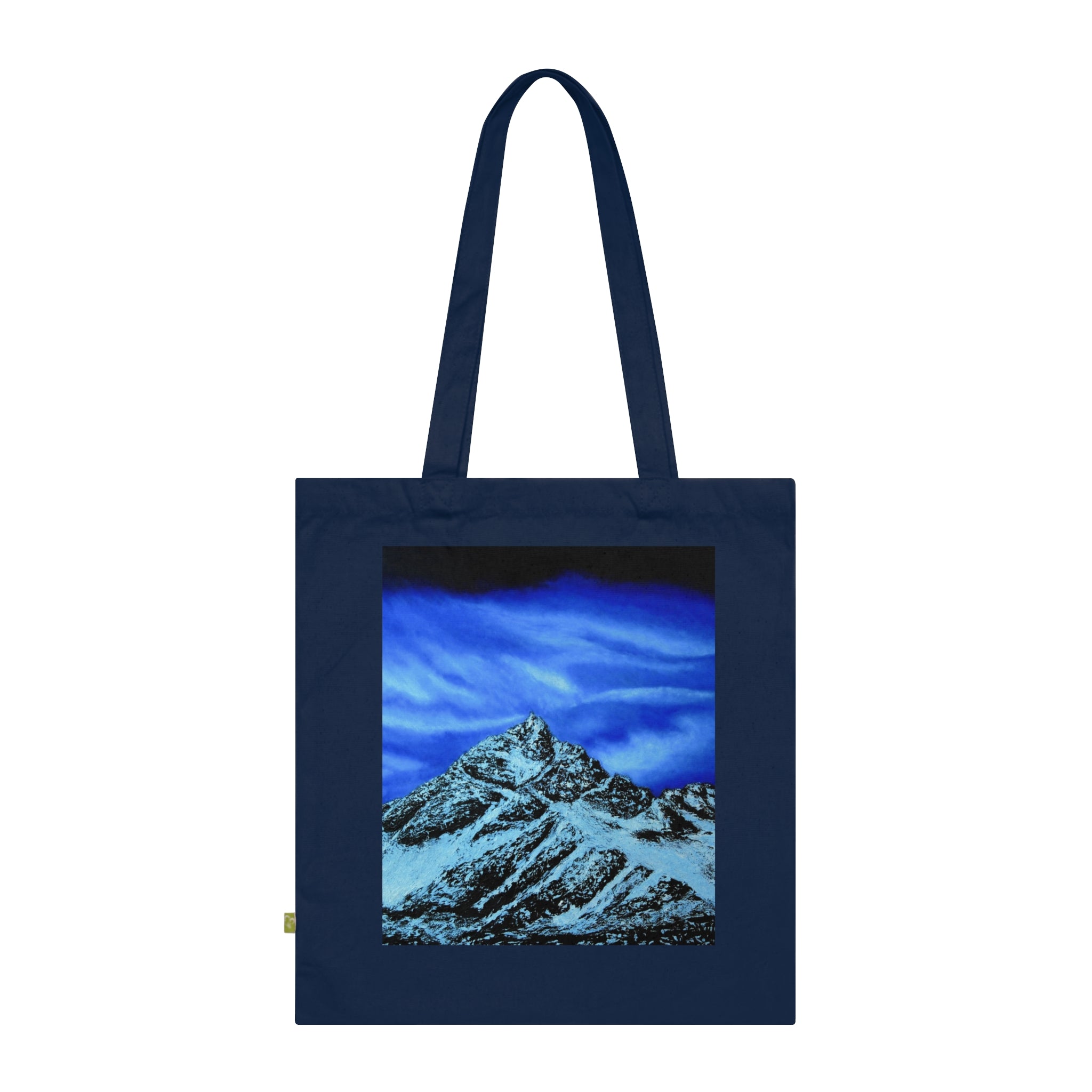 Mountain Night Tote Bag — Organic Cotton Beach & Market Bag