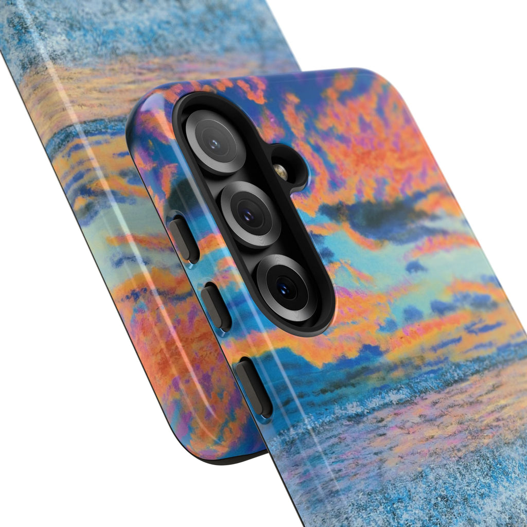 Beach Sunset Phone Case — Tropical Ocean Waves Protective iPhone Cover