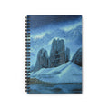 Northern Lights Mountain Spiral Notebook — Ruled Journal for Winter & Nature Lovers
