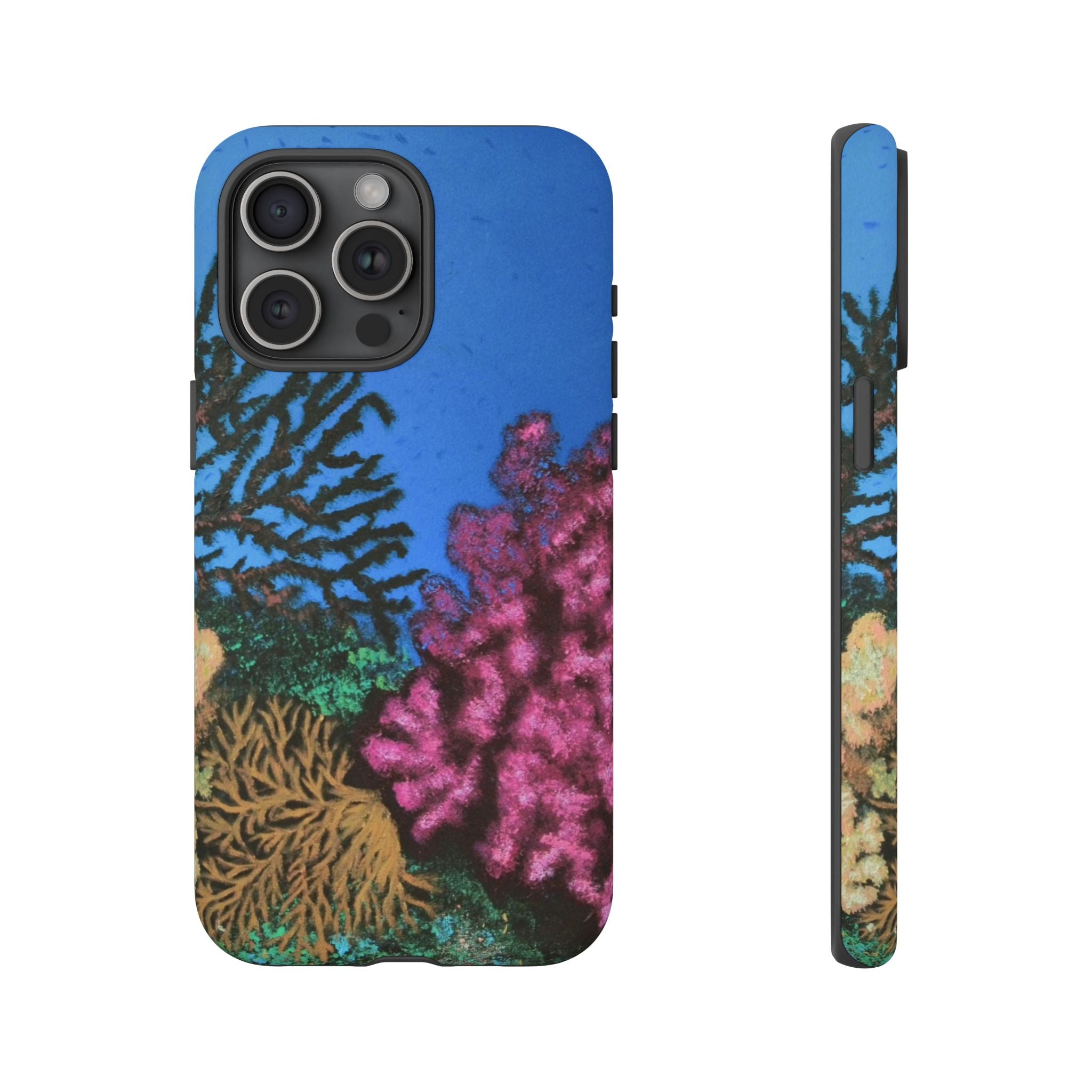 Coral Reef Tough Phone Case — Underwater Ocean Art iPhone Protector