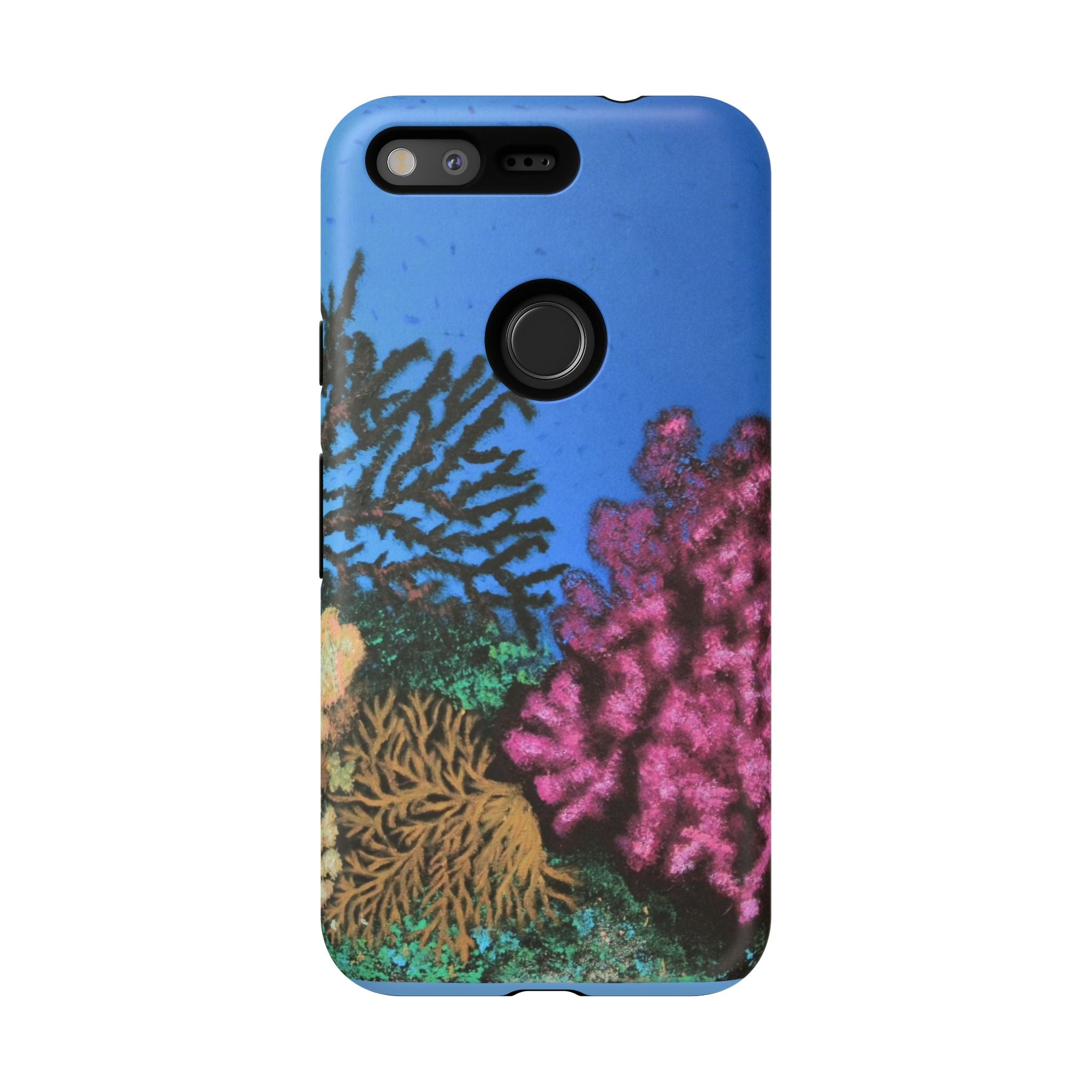 Coral Reef Tough Phone Case — Underwater Ocean Art iPhone Protector