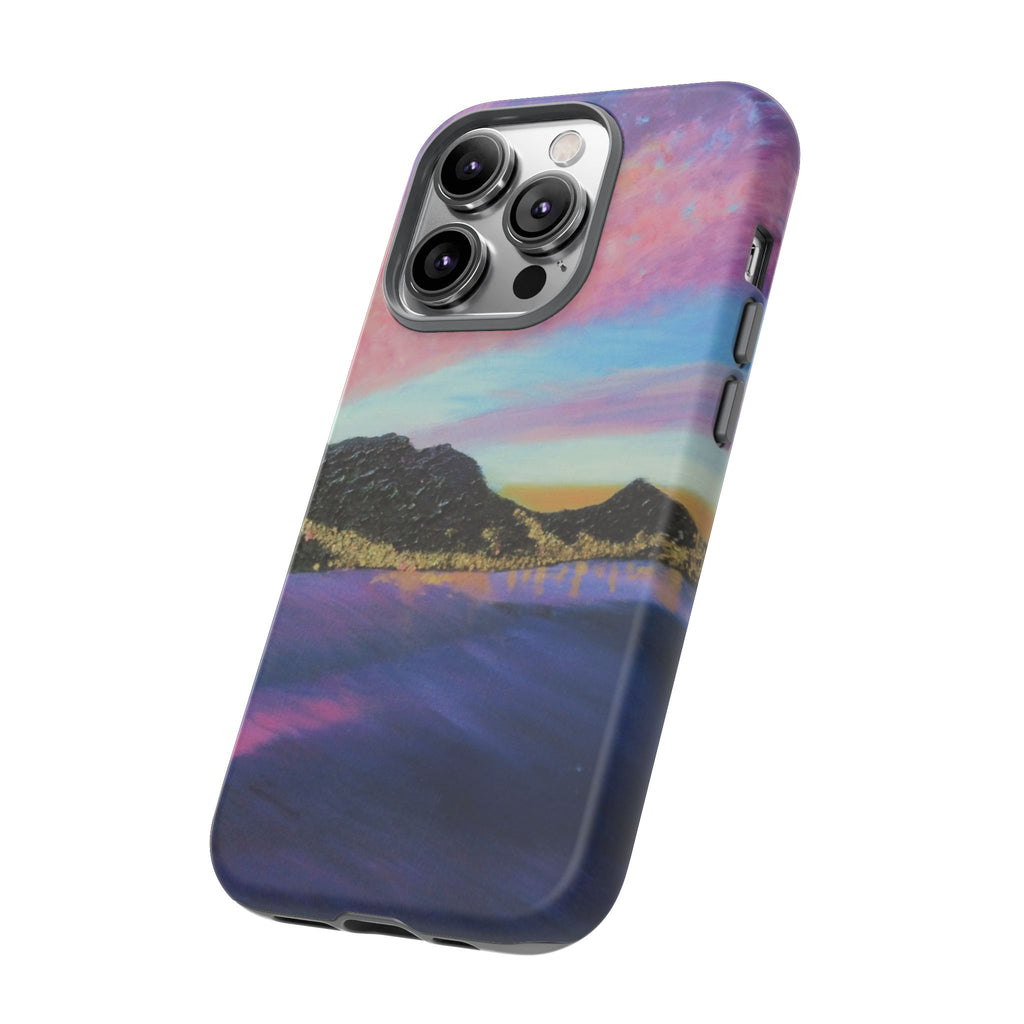 Sunset Mountain Landscape Phone Case — Colorful Sky Tough Case
