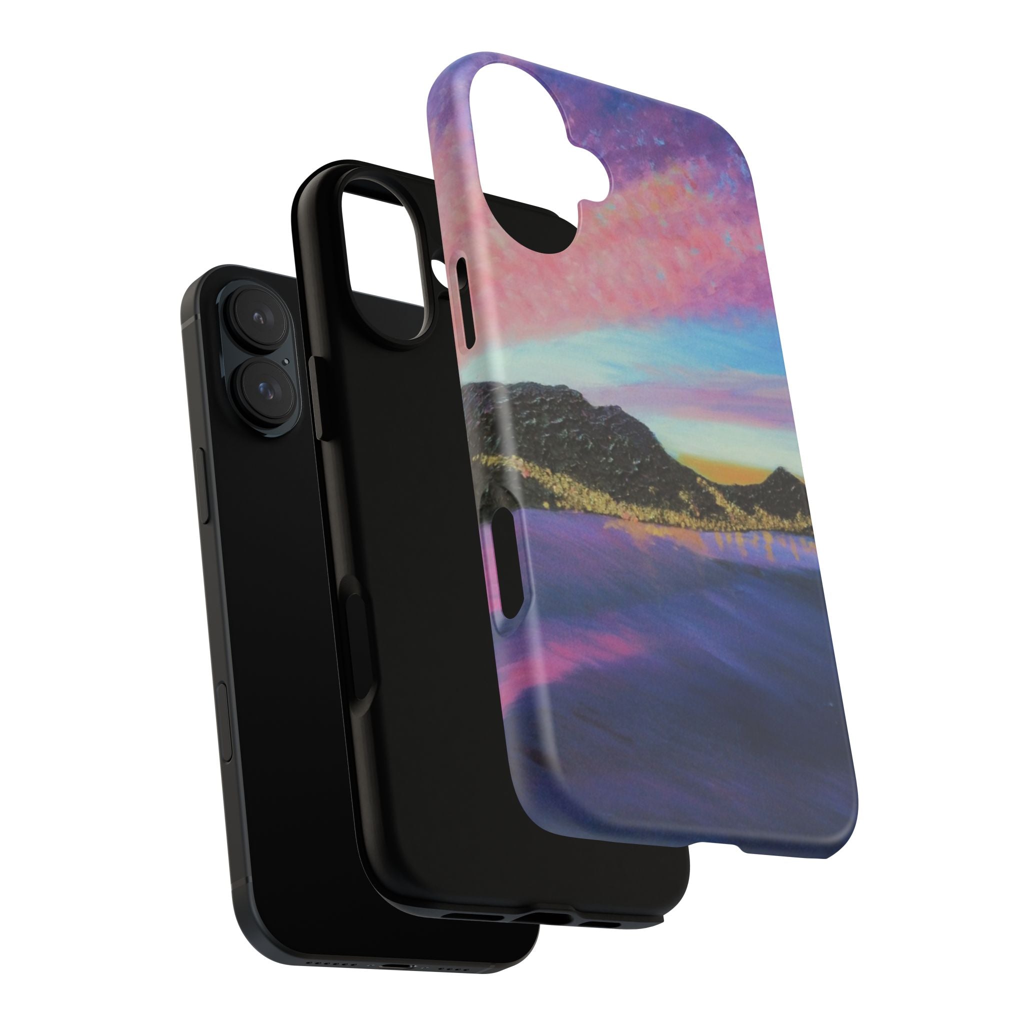Sunset Mountain Landscape Phone Case — Colorful Sky Tough Case