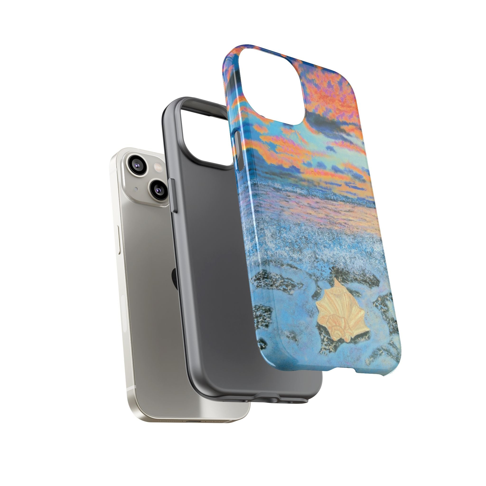 Beach Sunset Phone Case — Tropical Ocean Waves Protective iPhone Cover