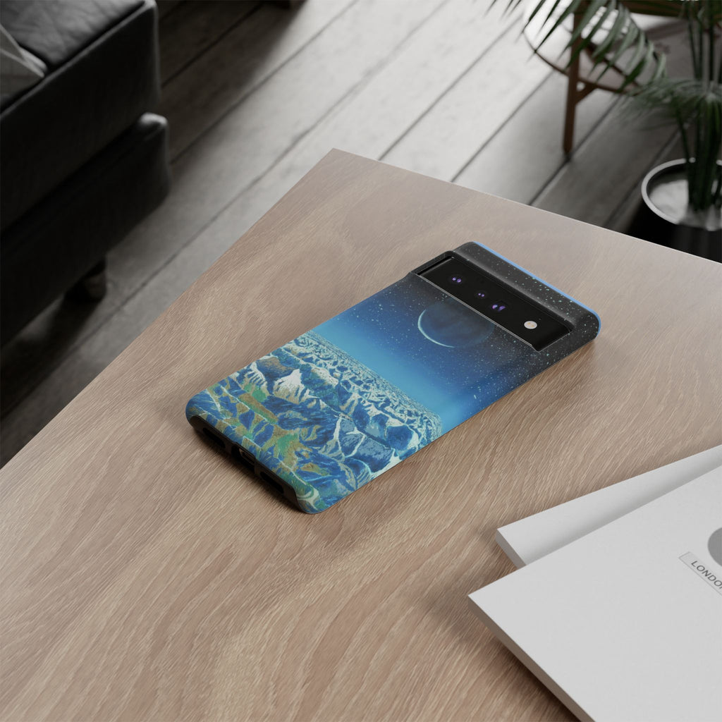 Moon- Himalayas Phone Case — Night Sky Crescent Moon Protective Tough Case