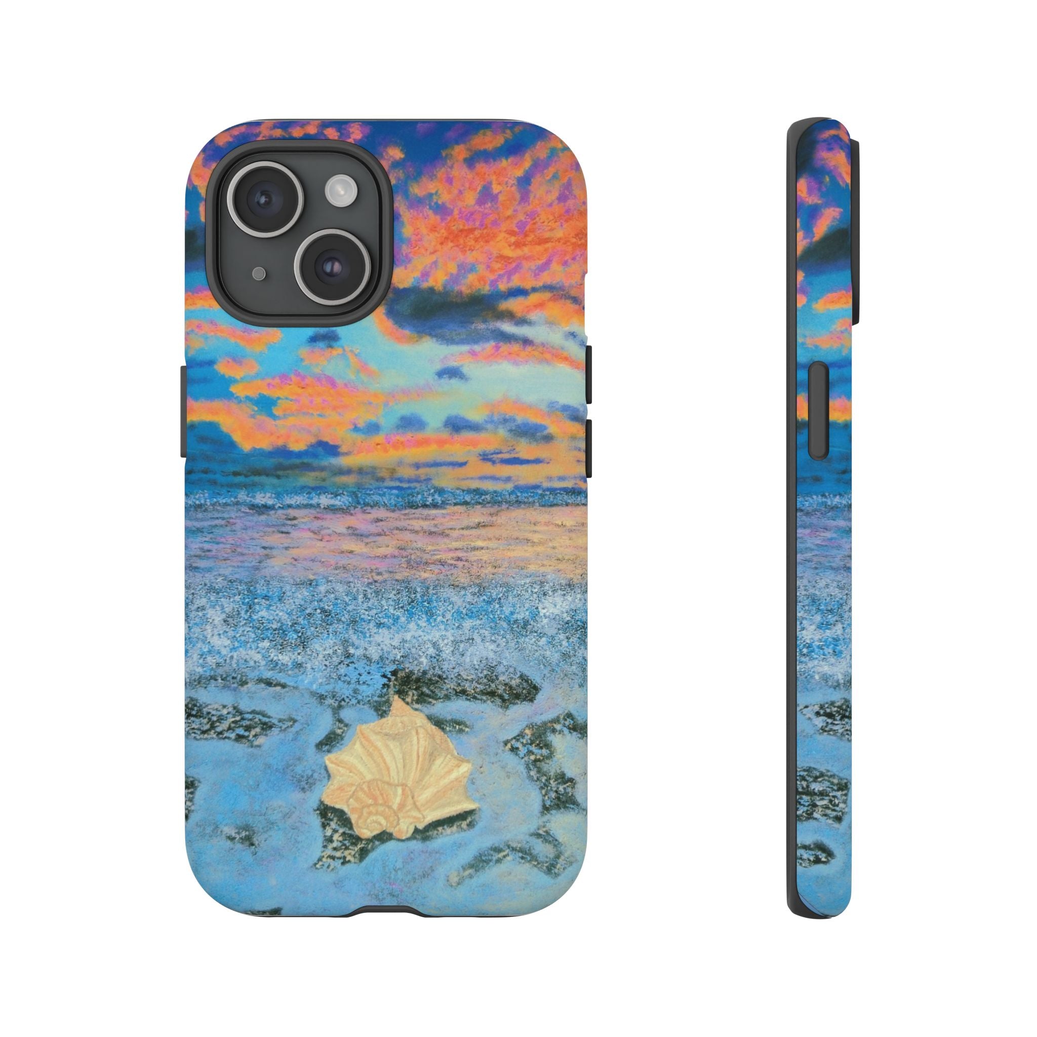 Beach Sunset Phone Case — Tropical Ocean Waves Protective iPhone Cover