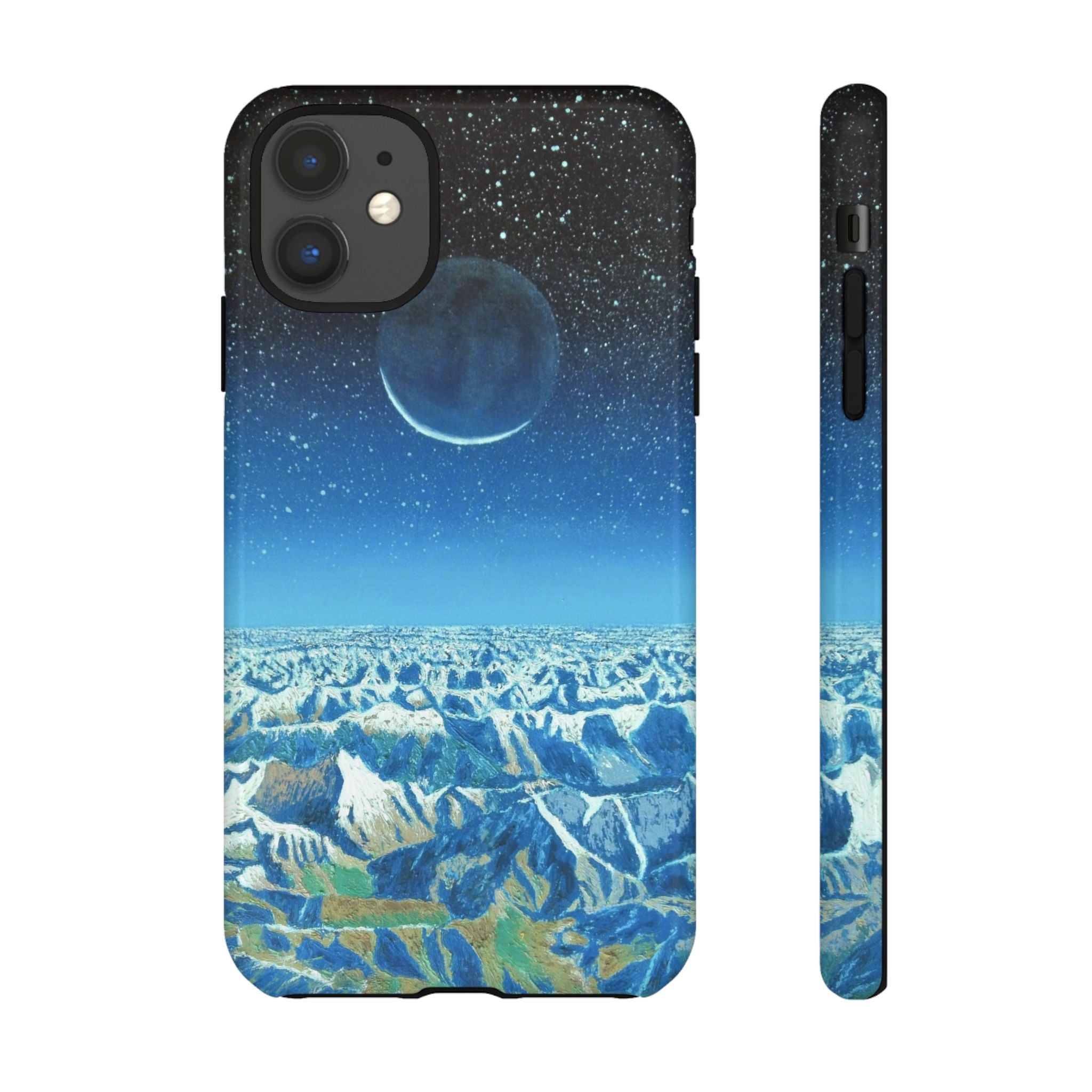 Moon- Himalayas Phone Case — Night Sky Crescent Moon Protective Tough Case