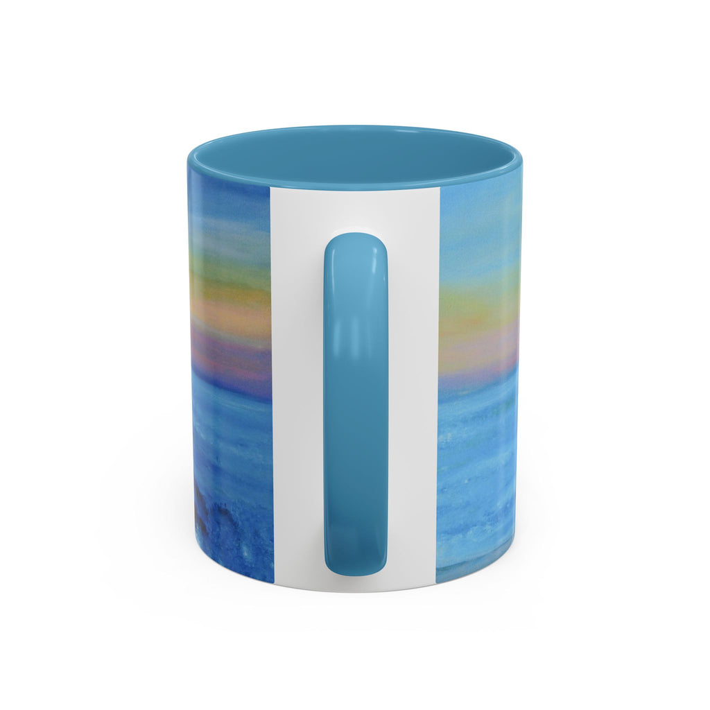 Ocean Sunset Coffee Mug — Scenic Seascape Accent Mug