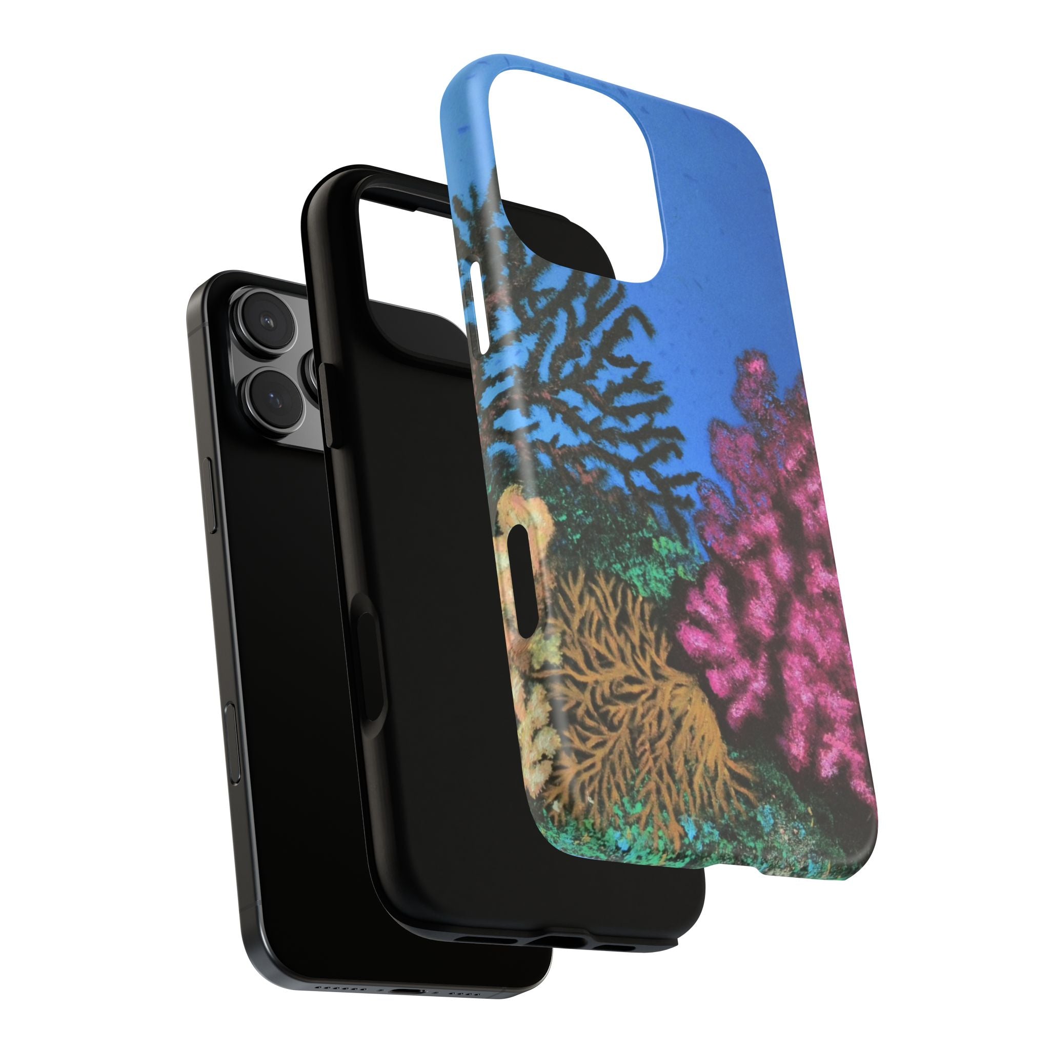 Coral Reef Tough Phone Case — Underwater Ocean Art iPhone Protector