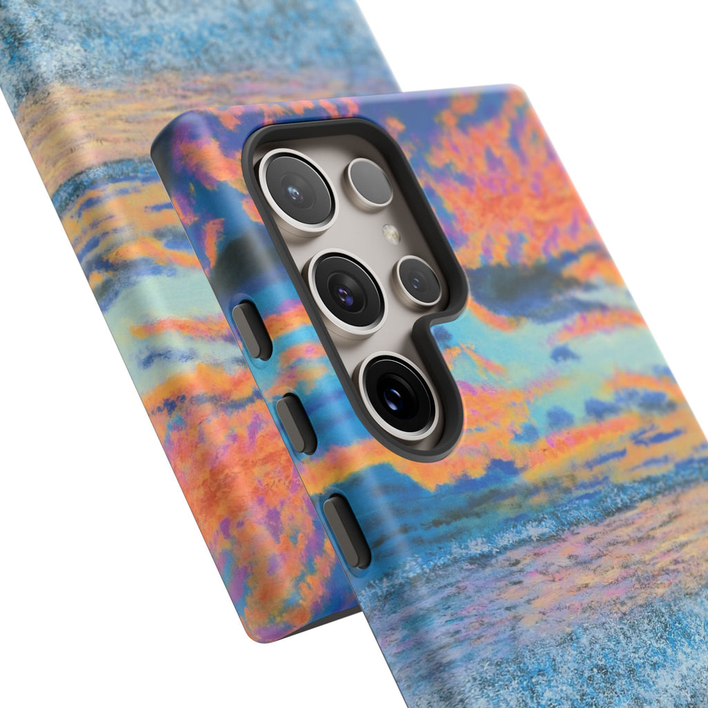 Beach Sunset Phone Case — Tropical Ocean Waves Protective iPhone Cover