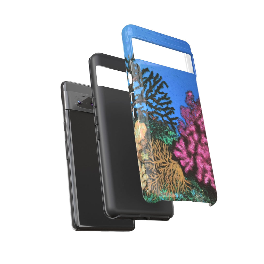 Coral Reef Tough Phone Case — Underwater Ocean Art iPhone Protector