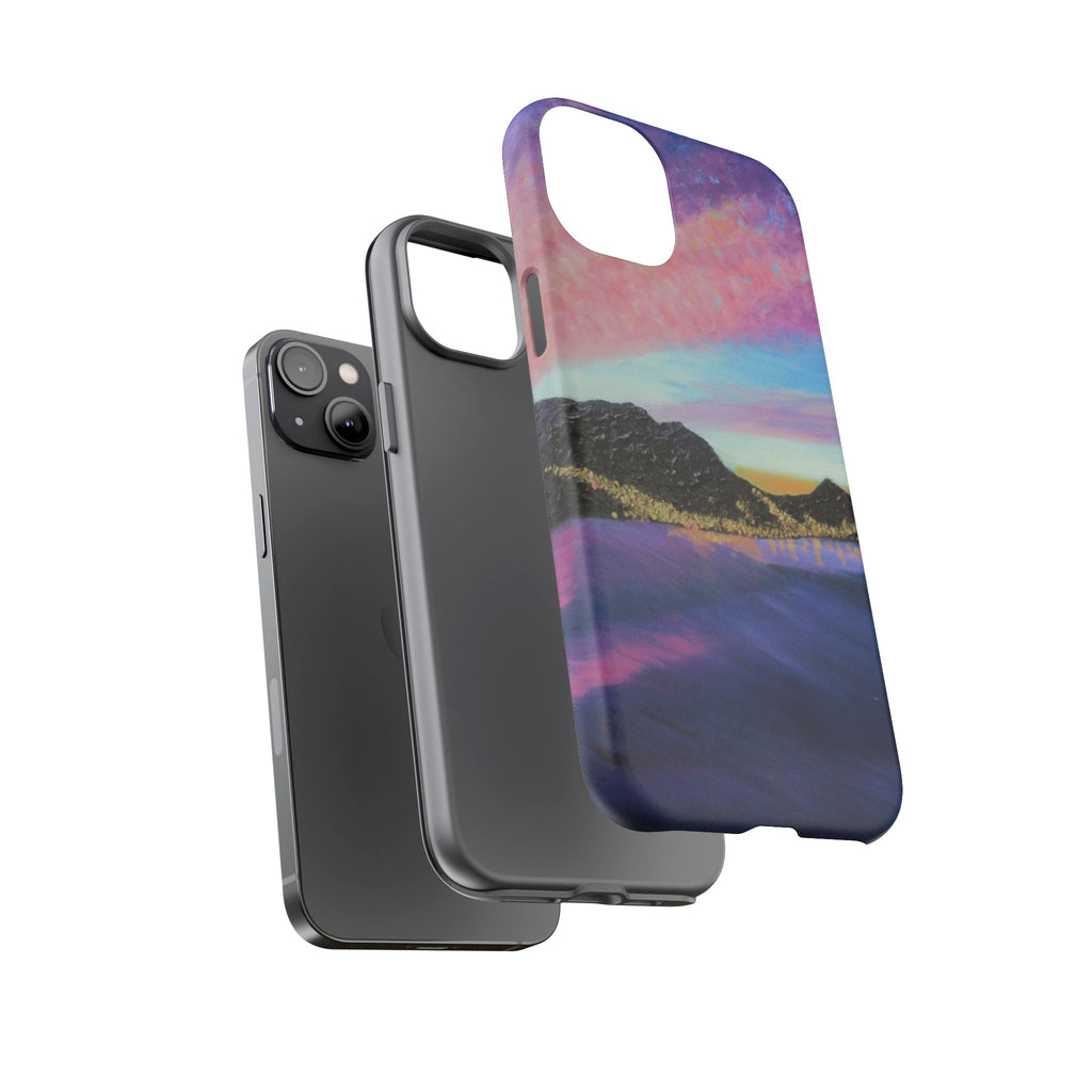 Sunset Mountain Landscape Phone Case — Colorful Sky Tough Case