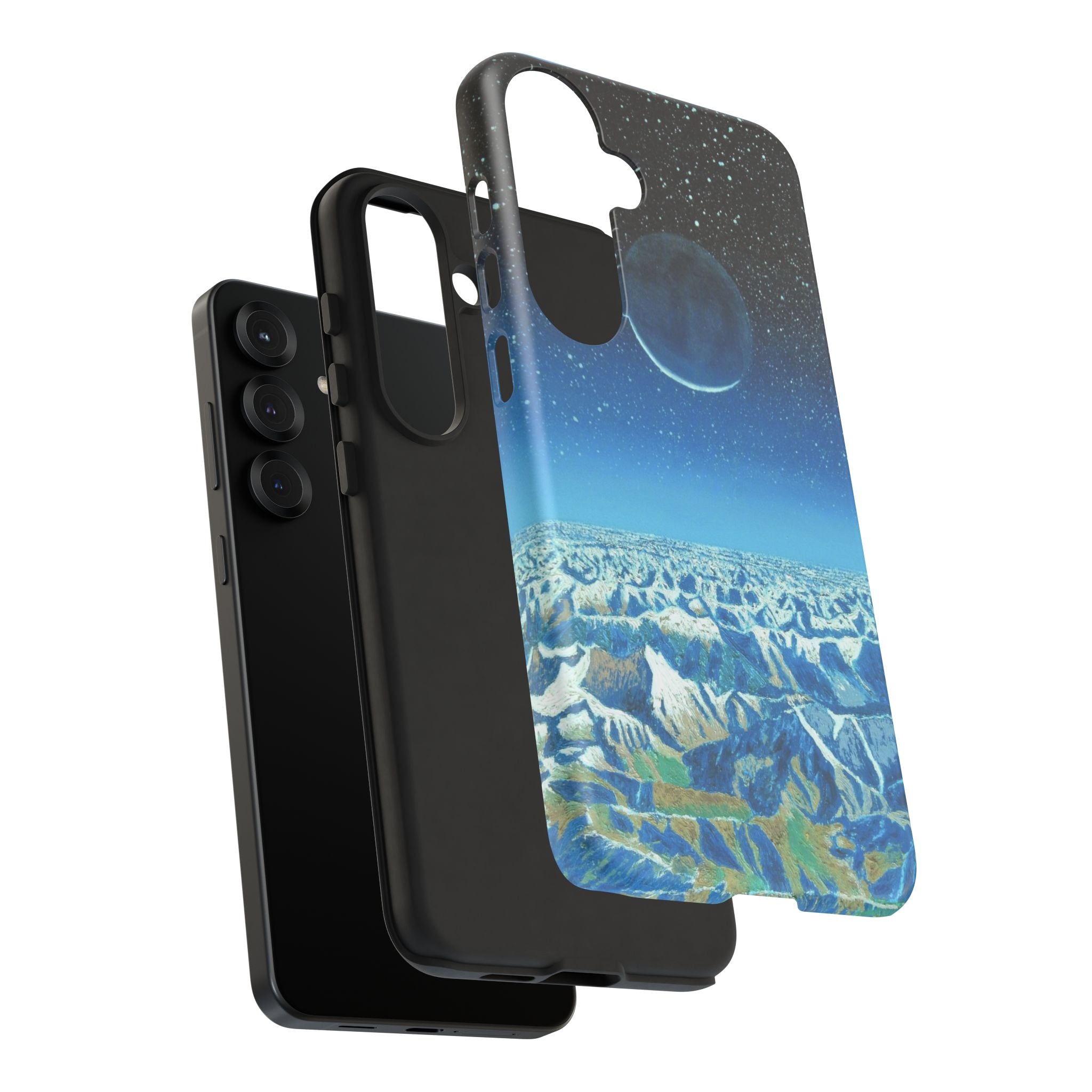 Moon- Himalayas Phone Case — Night Sky Crescent Moon Protective Tough Case