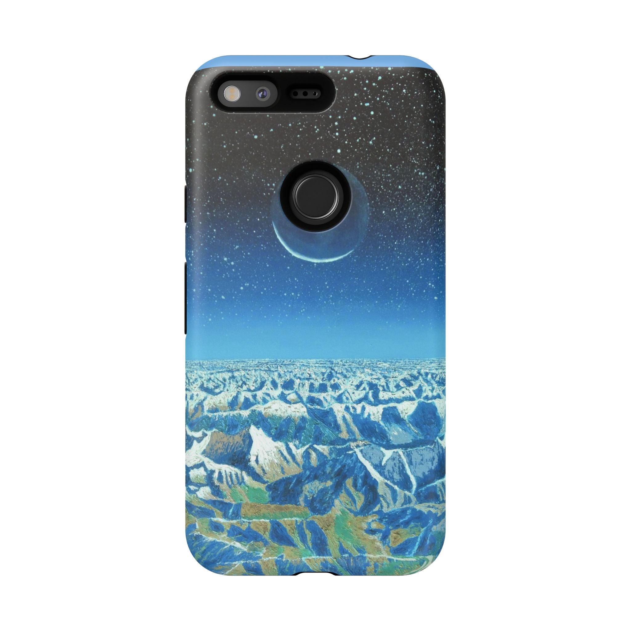Moon- Himalayas Phone Case — Night Sky Crescent Moon Protective Tough Case