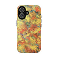Abstract Autumn Marble Phone Case — Protective iPhone Cover with Warm Fall Colors