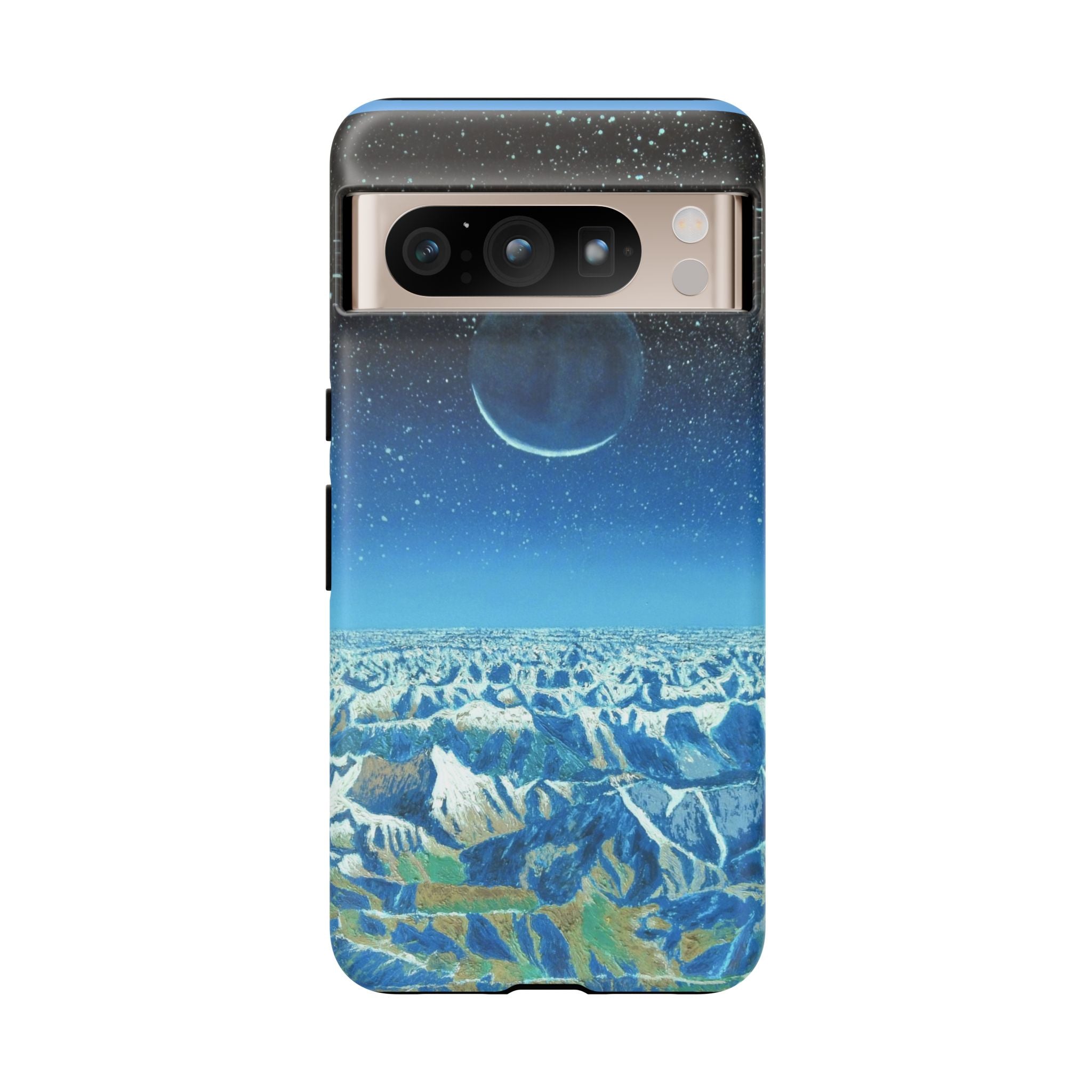 Moon- Himalayas Phone Case — Night Sky Crescent Moon Protective Tough Case