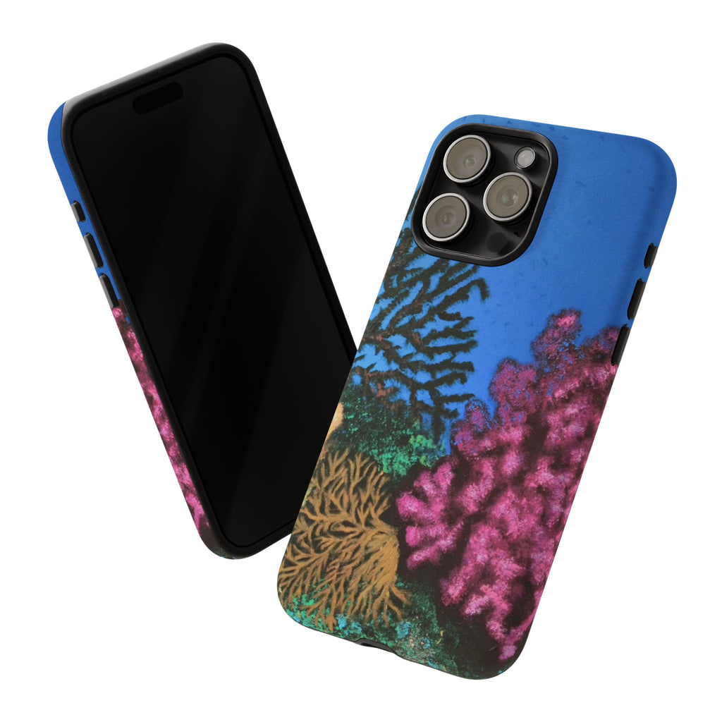 Coral Reef Tough Phone Case — Underwater Ocean Art iPhone Protector
