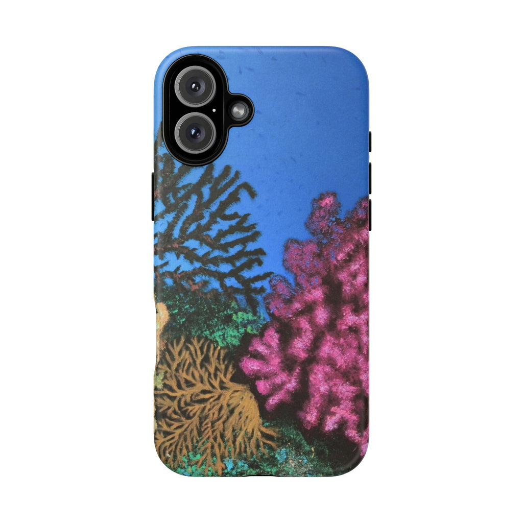 Coral Reef Tough Phone Case — Underwater Ocean Art iPhone Protector
