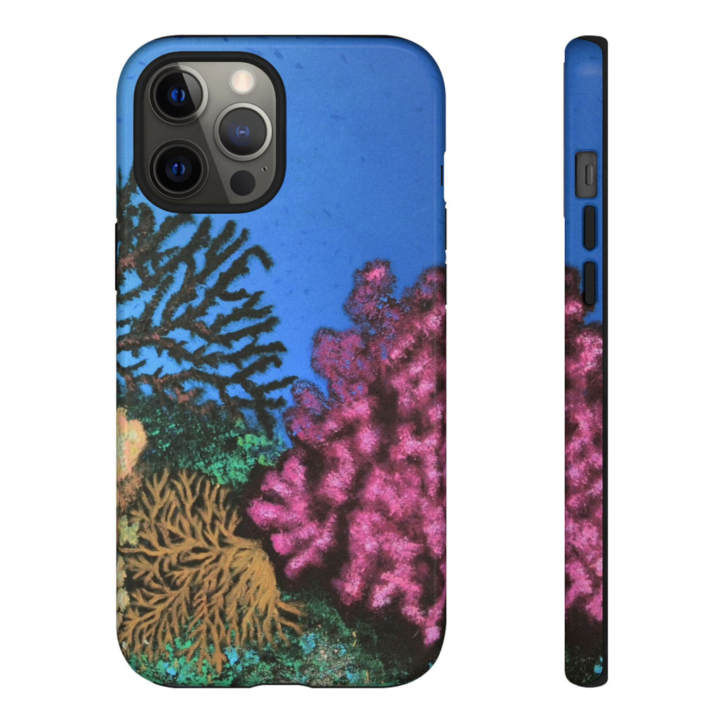 Coral Reef Tough Phone Case — Underwater Ocean Art iPhone Protector