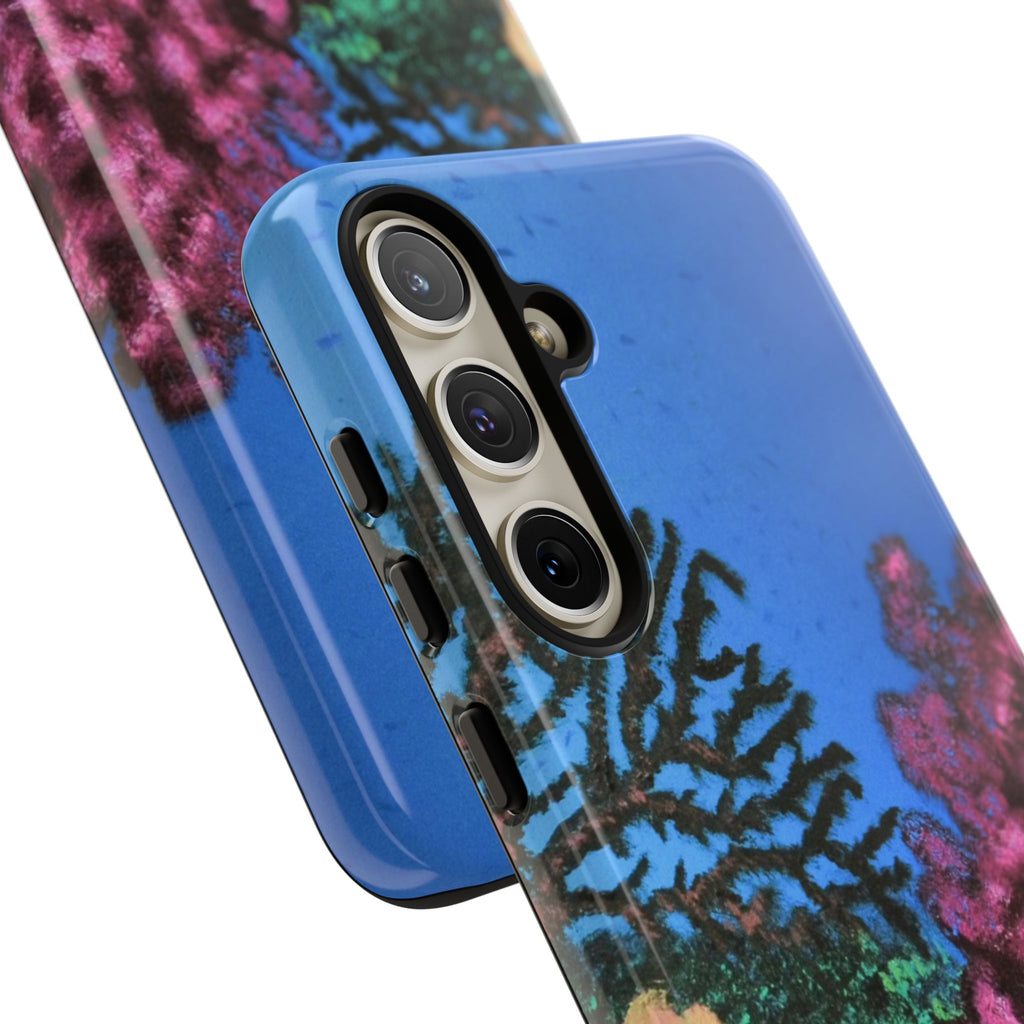 Coral Reef Tough Phone Case — Underwater Ocean Art iPhone Protector
