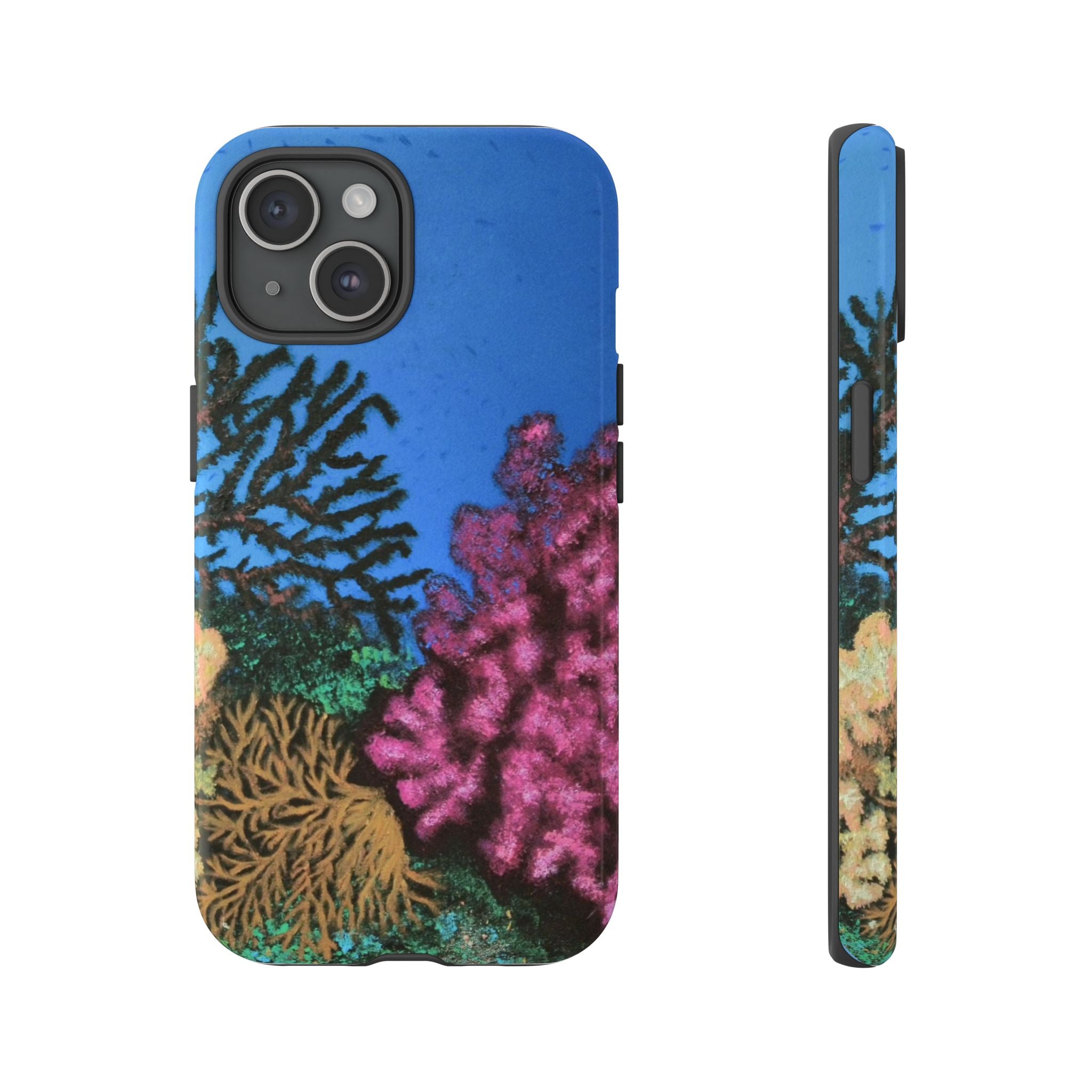 Coral Reef Tough Phone Case — Underwater Ocean Art iPhone Protector