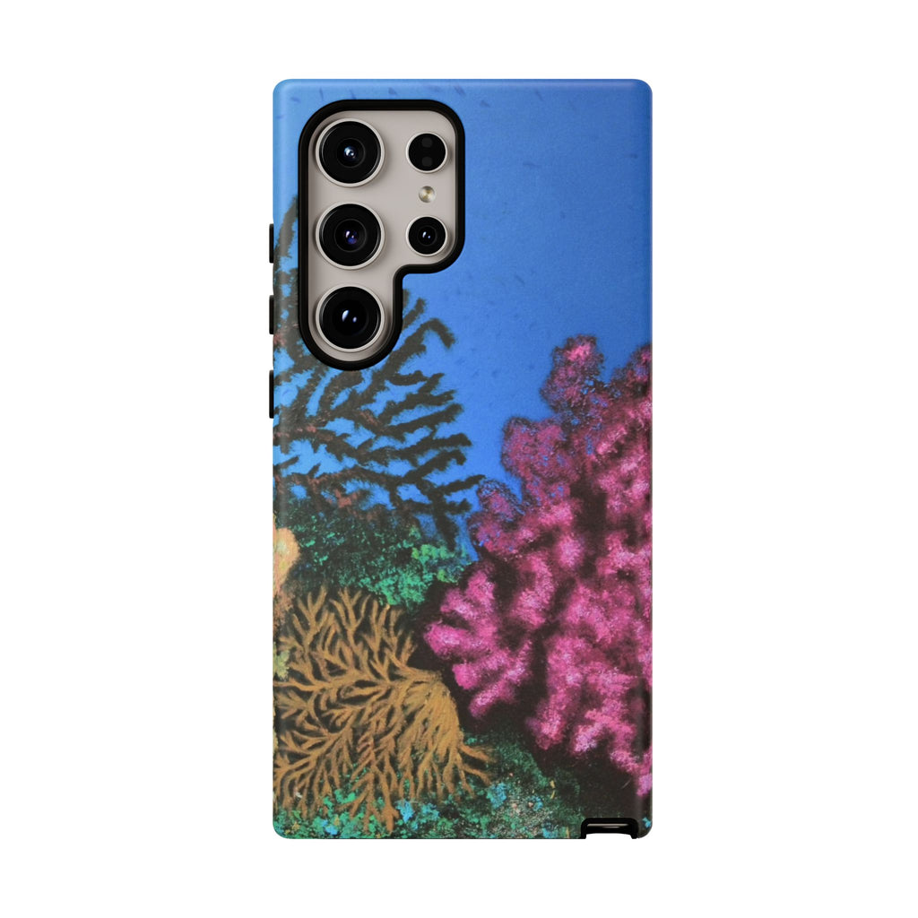 Coral Reef Tough Phone Case — Underwater Ocean Art iPhone Protector