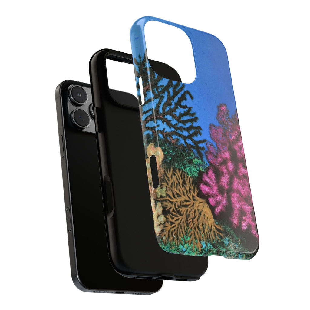 Coral Reef Tough Phone Case — Underwater Ocean Art iPhone Protector
