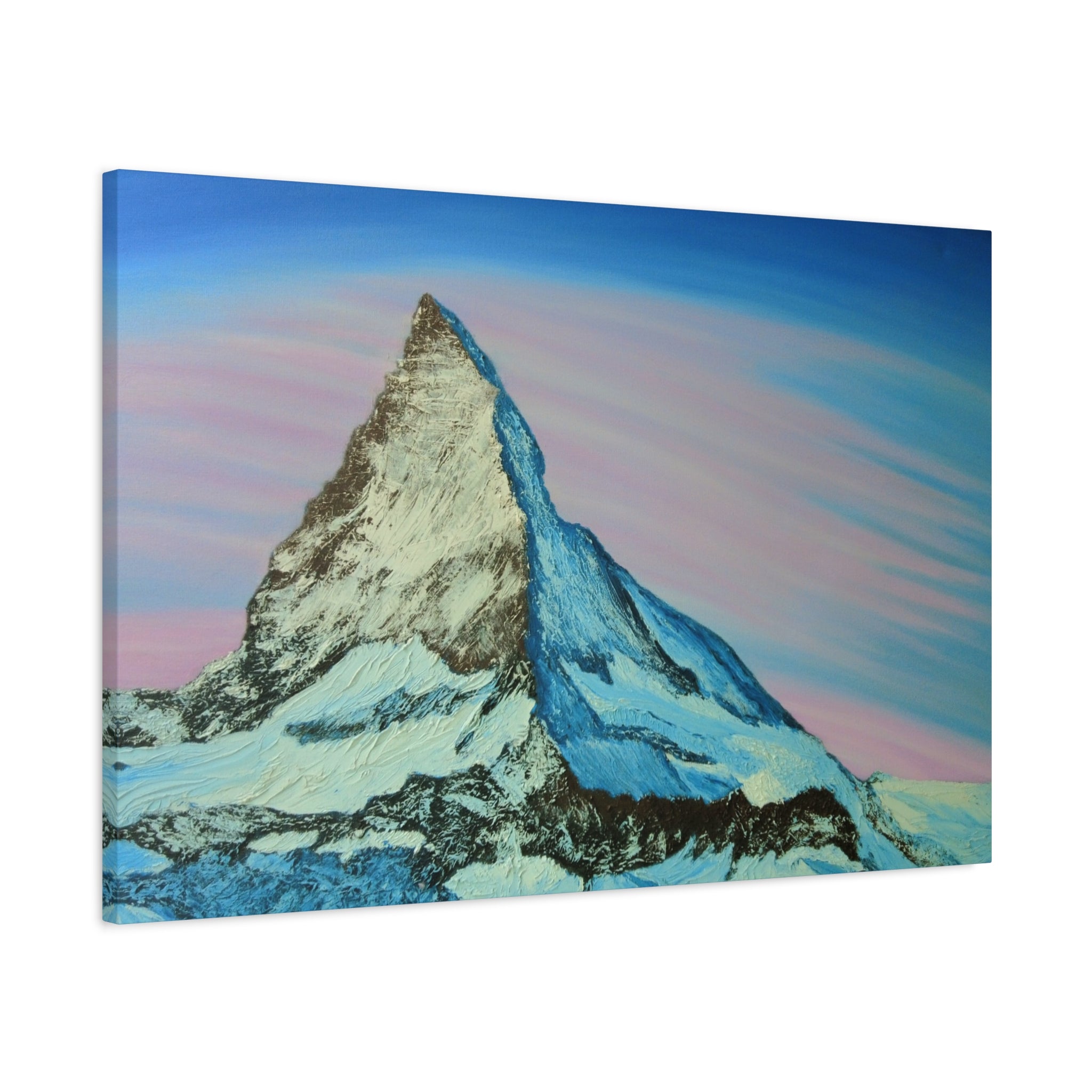 Mt. Matternhorn  Canvas Print — Sunrise Alpine Wall Art