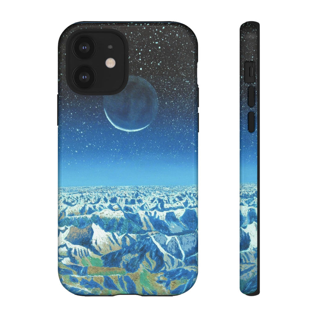 Moon- Himalayas Phone Case — Night Sky Crescent Moon Protective Tough Case
