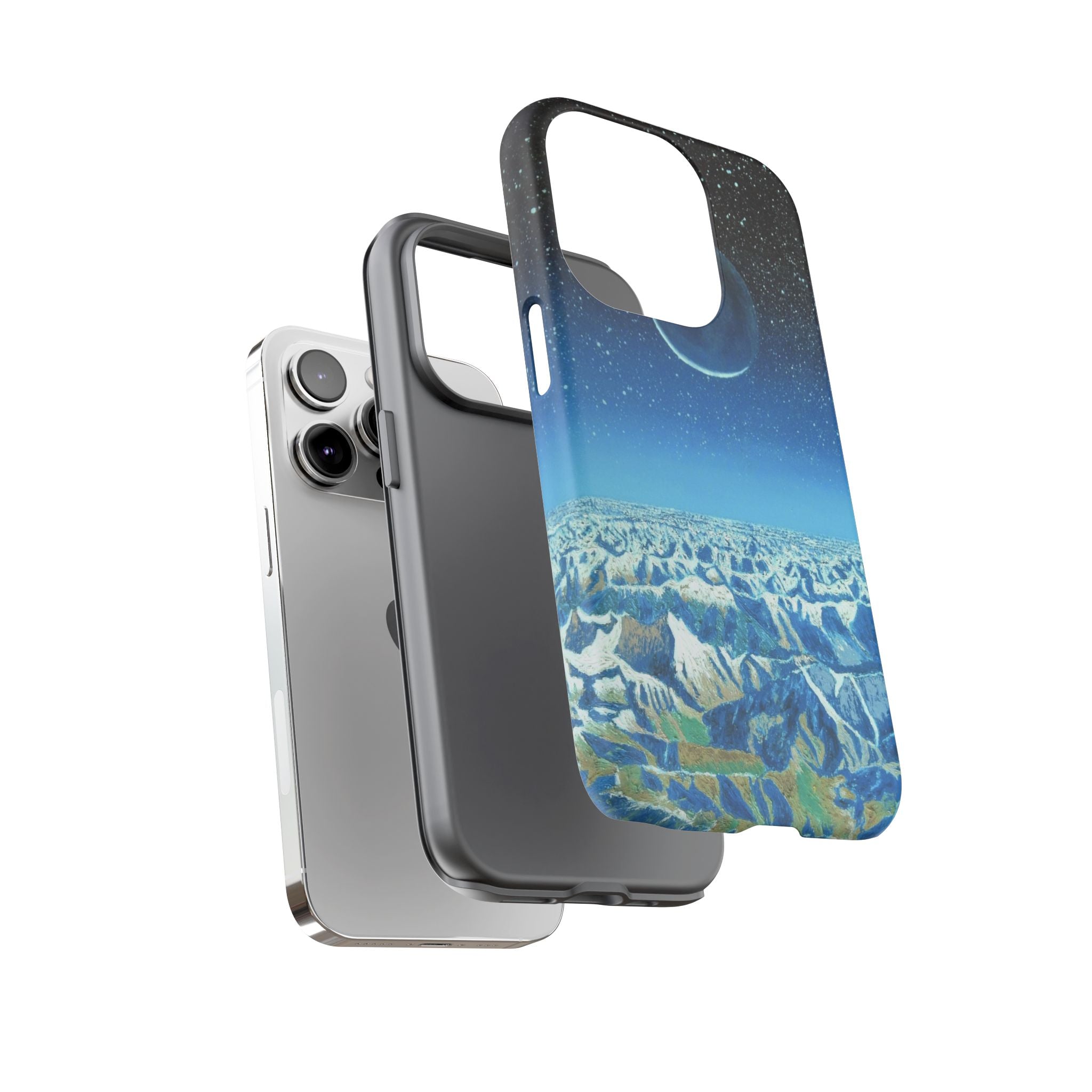 Moon- Himalayas Phone Case — Night Sky Crescent Moon Protective Tough Case