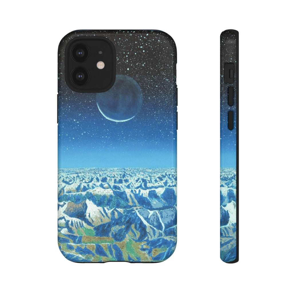 Moon- Himalayas Phone Case — Night Sky Crescent Moon Protective Tough Case
