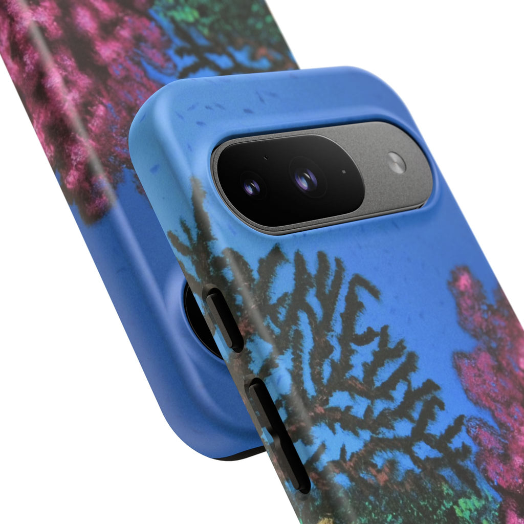 Coral Reef Tough Phone Case — Underwater Ocean Art iPhone Protector