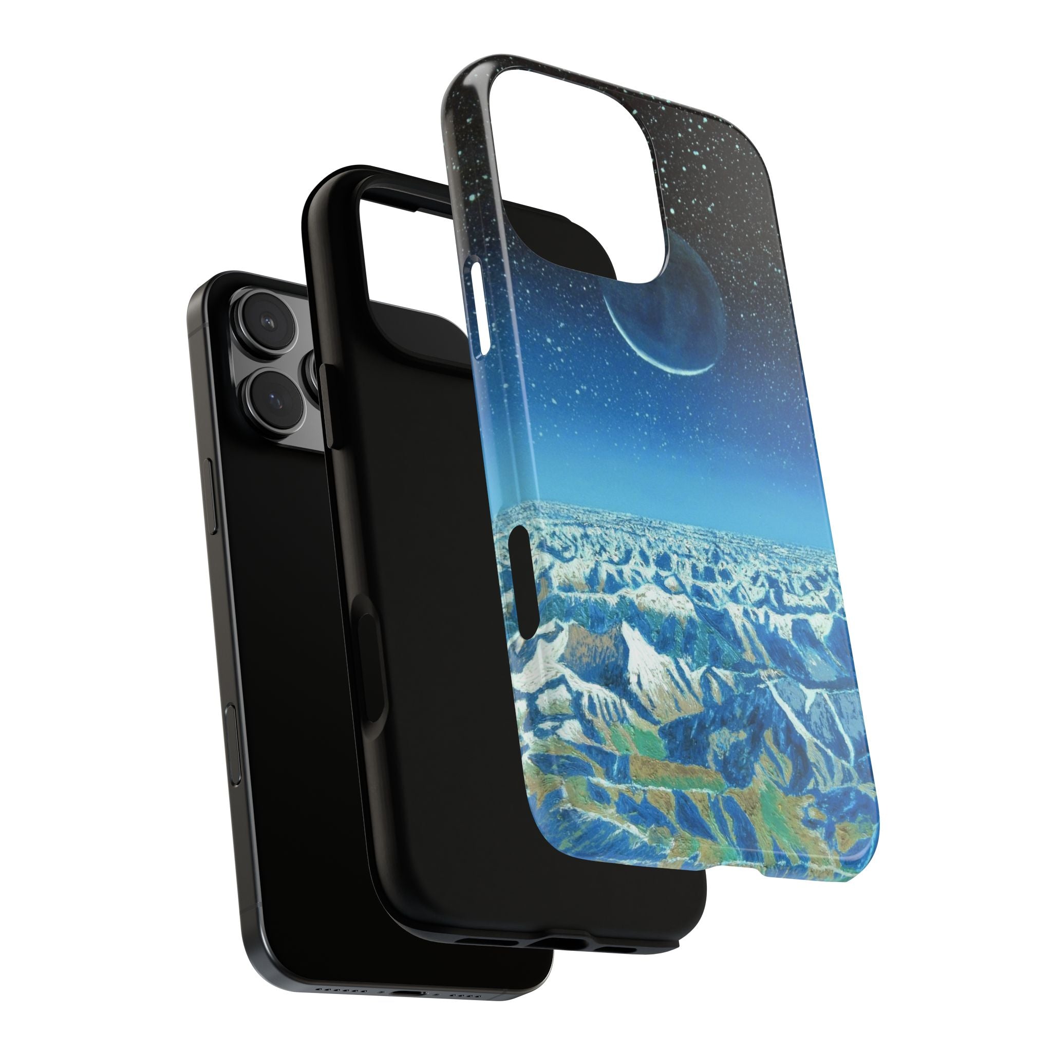 Moon- Himalayas Phone Case — Night Sky Crescent Moon Protective Tough Case